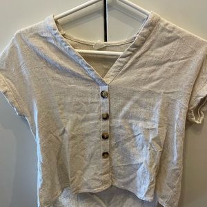 Beige SHEIN shirt